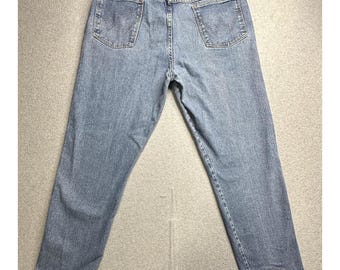 VINTAGE Wrangler Rugged Wear Jeans Mens 36x30 Relaxed Fit Denim YKK Zip 90s