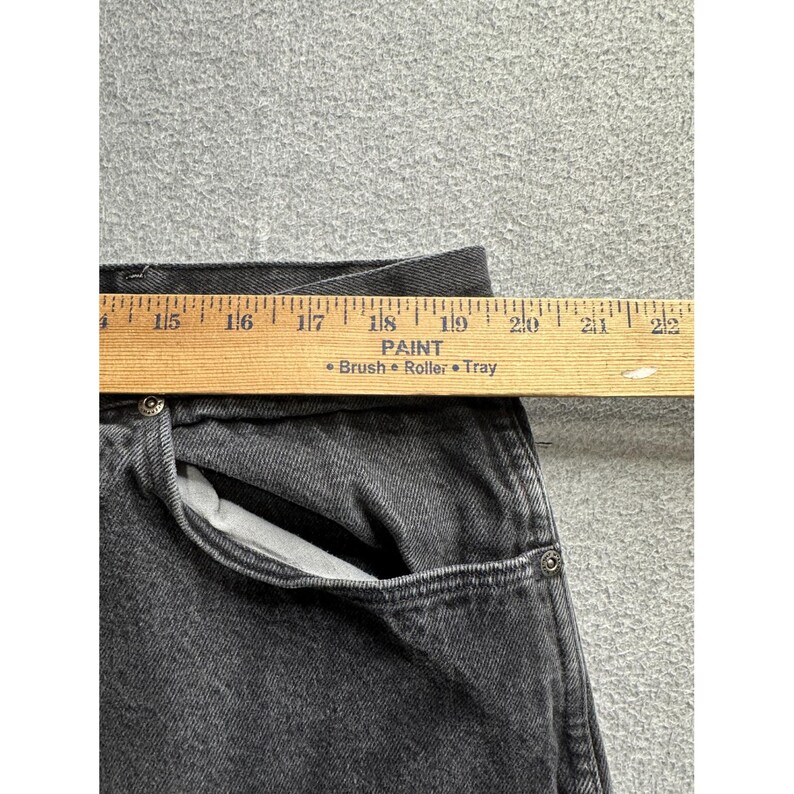 Spodnie jeansowe Wrangler Authentic Jeans Mens 39x28 Grey, luźne, wyprodukowane w USA zdjęcie 6