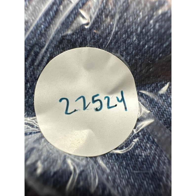 Vintage Wrangler Jeans Herr 37x27 Blå Denim Raka Ben Mellantvätt 70-80-tal bild 11