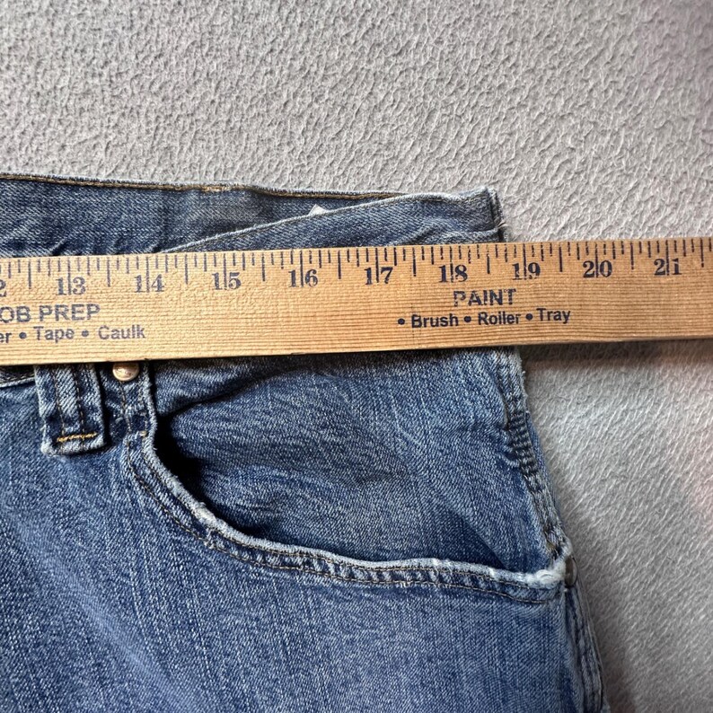 Wrangler Twenty X Jeans Mens 38x36 Blue 41MWXVI Loose Fit Utility Carpenter Work image 8