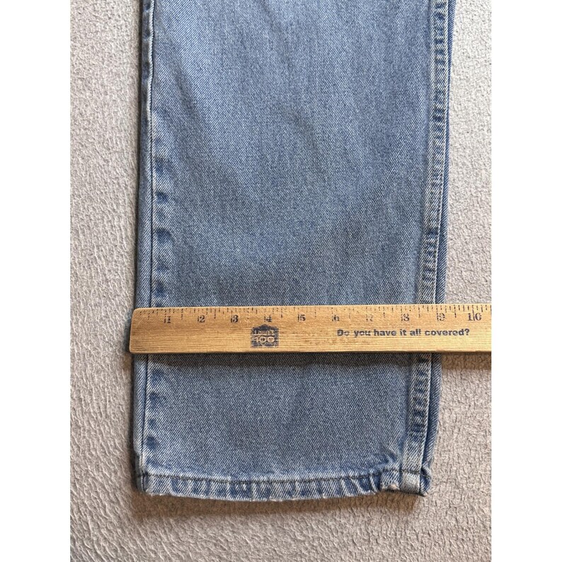 Wrangler 9760WDR リラックスフィットジーンズ メンズ 38x30 (36x27) ライトウォッシュブルーデニム 画像 12