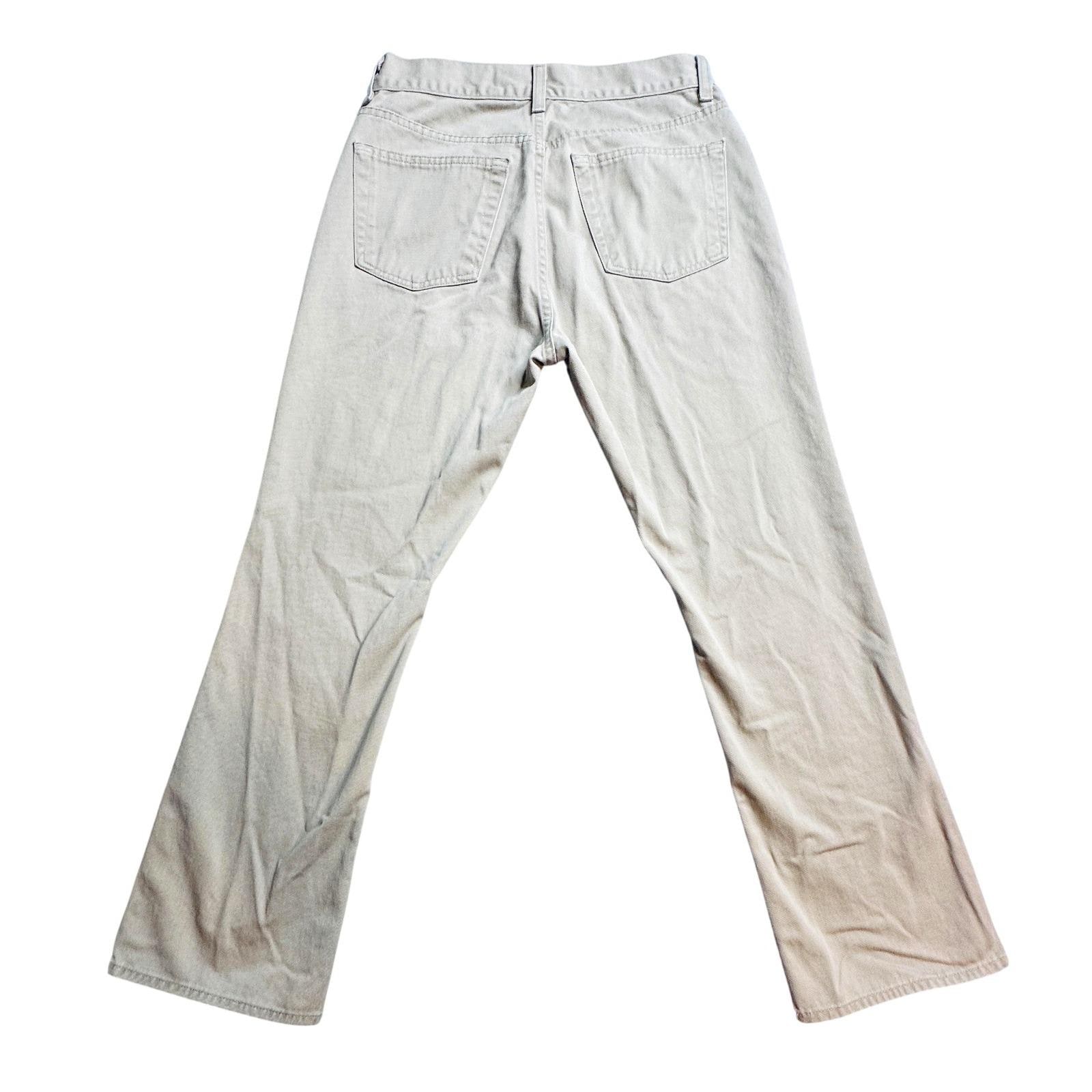 Vintage Gap Bootcut Jeans Womens 28 Beige Mid Rise Light Wash 
