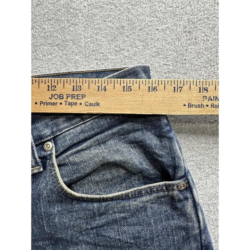 Wrangler Jeans Herr 32x30 Blå Relaxed Fit Raka Ben Bomullsdenim 97601VR bild 5