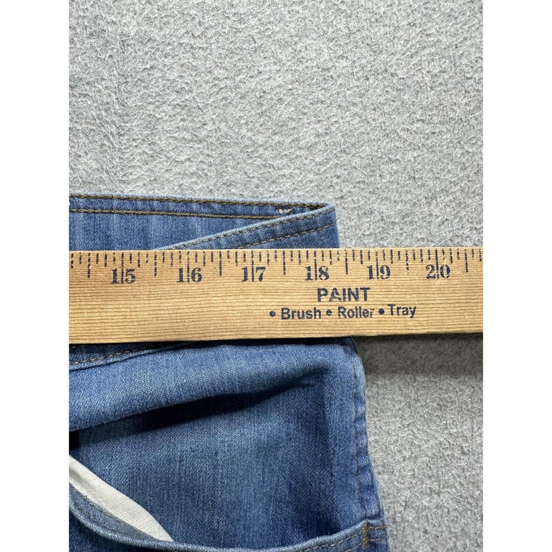 VTG Wrangler Jeans Mens 38x25 Blue Straight YKK Zip Classic Denim Pants Durable image 6