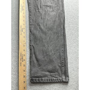 Vintage Wrangler Jeans Mens 34x30 Black Straight Leg Made in USA 90s 96501BK image 10