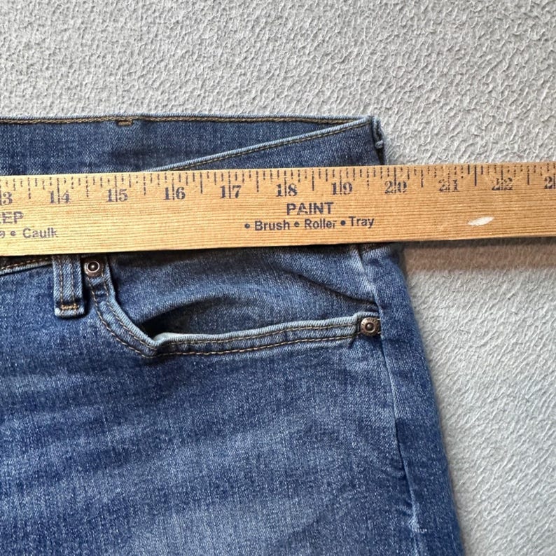 Wrangler Jeans Mens 40x30 Blue Premium Quality Straight Leg Stretch 97FXWXD image 5