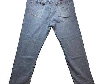 Wrangler Jeans Mens 40x30 (38x29) Blue Denim Regular Fit Straight Leg Pants