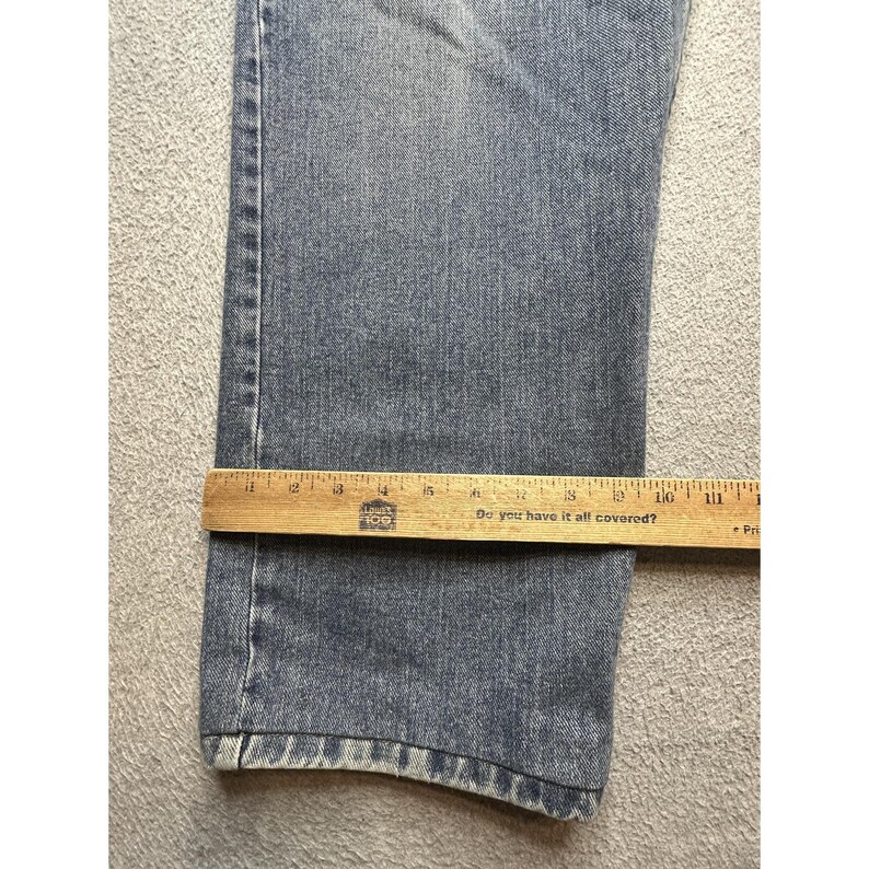 Wrangler Jeans Mens 38x34 (38x27) Blue Medium Wash Denim Relaxed Fit Straight image 4