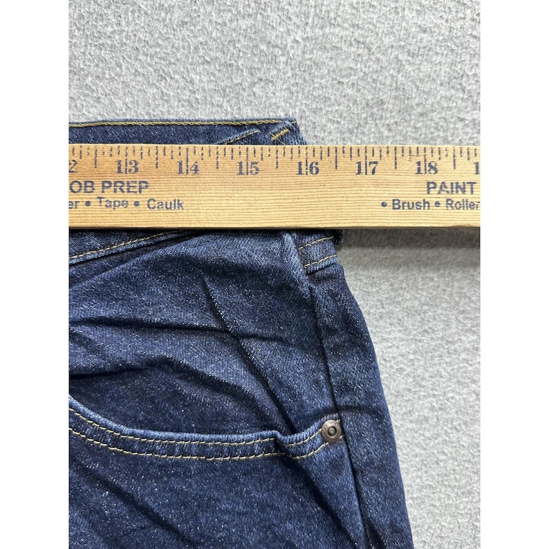 Jeansy Wrangler Jeans męskie 32x30 niebieskie jeansy proste nogawki 5 kieszeni zamek błyskawiczny klasyczny zdjęcie 5