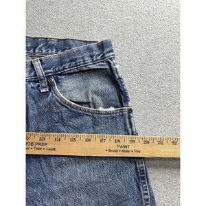 Wrangler Jeans Mens 32x31 Blue Denim Straight Leg Zip Fly YKK Red Tab 5-Pocket image 6