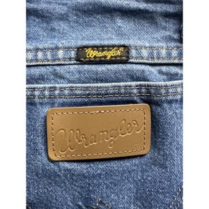 Wrangler 936DEN ジーンズ メンズ 36x30 ブルーデニム ストレートレッグ カウボーイ ウエスタンブーツカット 画像 8