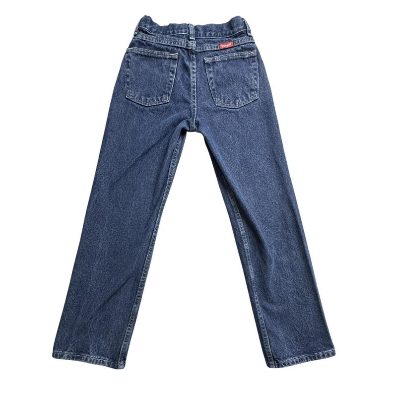 Wrangler Jeans Boys Slim 12 Adjustable Waist Classic Fit Denim YKK Vintage Style image 1