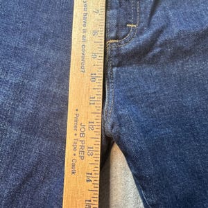 Jeans Wrangler Homme 38 x 34 délavage foncé robuste, jambe droite 100 % coton 35001AN image 6