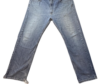 Vintage Levi's Signature Jeans Herren 38x32 (37x30) Blau Denim Gerade beunruhigt