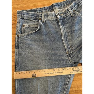 Vintage Wrangler Jeans Mens 36x30 (34x28) Blue 96501DK Relaxed Fit Denim USA 90s image 14
