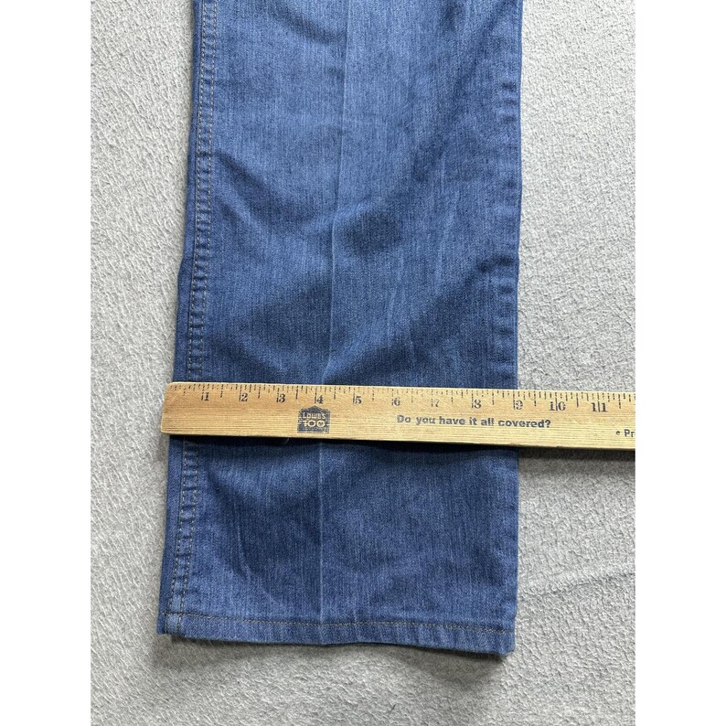 Wrangler Jeans Mens 38x30 Blue Classic Fit Straight Leg Denim Zip Fly Pants image 11