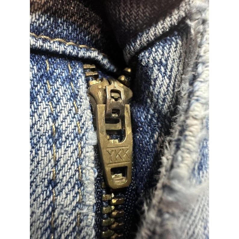 VTG Wrangler 856WAQD Jeans Mens 34x30 (33x28) Light Wash Blue Straight Stretch image 10