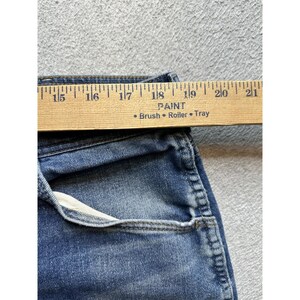 Vintage Wrangler Jeans Herr 37x27 Blå Denim Raka Ben Mellantvätt 70-80-tal bild 8