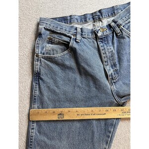 Wrangler 96501DS Jeans Mens 34x30 (32x29) Medium Wash Blue Regular Straight image 5