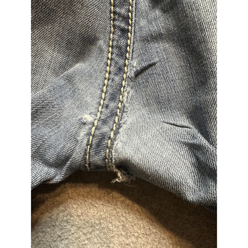 VTG Wrangler 20X Jeans Mens Blue 35x30 Wash Straight Leg Western Denim Casual image 3