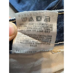 VTG Wrangler 96501MR Jeans Mens 33x30 (31x29) Blue Denim Straight Fit Classic image 4