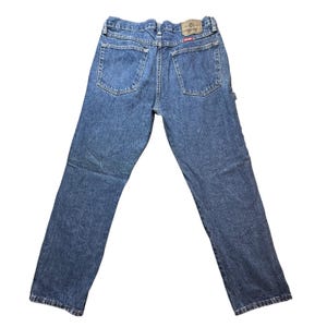 VTG Wrangler 96501MR Jeans Mens 33x30 (31x29) Blue Denim Straight Fit Classic image 1
