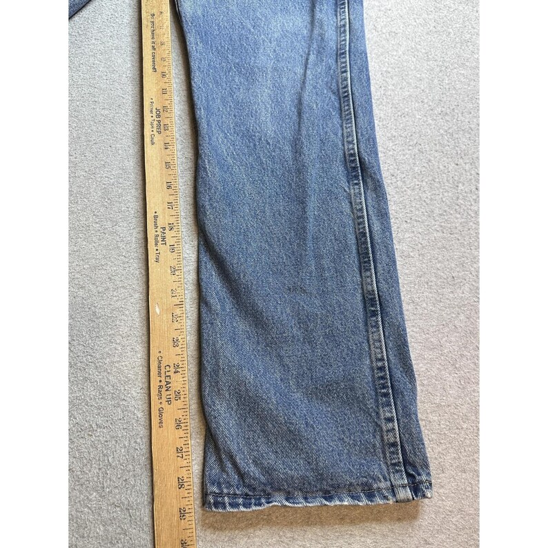 Wrangler 96501DS Jeans Mens 34x30 (32x29) Medium Wash Blue Regular Straight image 3