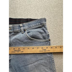 Wrangler Jeans Mens 36x30 (36x29) Light Wash Comfort Fit Stretch Denim Relaxed image 7