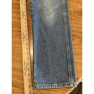 Vintage Wrangler Jeans Mens 36x30 (34x28) Blue 96501DK Relaxed Fit Denim USA 90s image 16