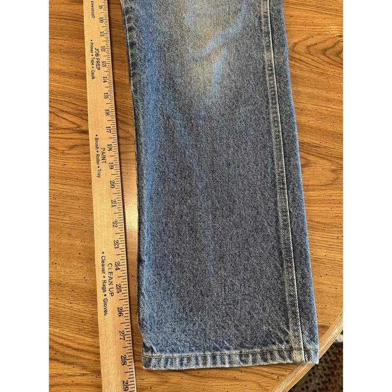 Vintage Wrangler Jeans Mens 36x30 (34x28) Blue 96501DK Relaxed Fit Denim USA 90s image 16