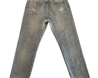 Vintage Wrangler Jeans Herren 36x30 (34x28) Blau 96501DK Relaxed Fit Denim USA 90er Jahre
