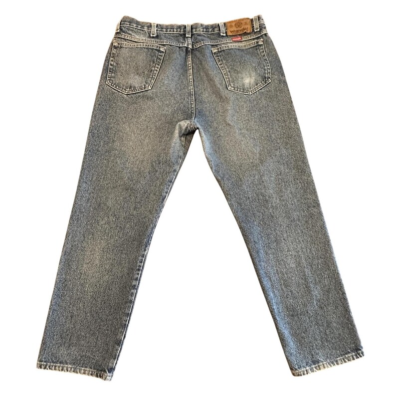 Vintage Wrangler Jeans Mens 36x30 (34x28) Blue 96501DK Relaxed Fit Denim USA 90s image 1