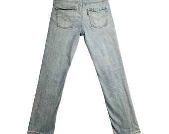 VINTAGE Levis 511 Jeans Boys 14 Regular W27 L29 Slim Fit Adjustable Waist Denim