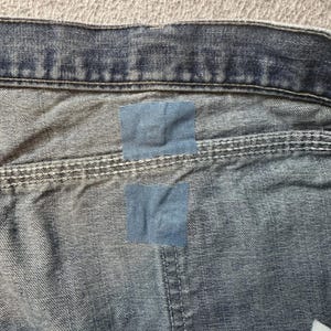 Vintage Wrangler Carpenter Jeans Mens 46x32 Blue Light Wash Relaxed Fit Workwear image 4