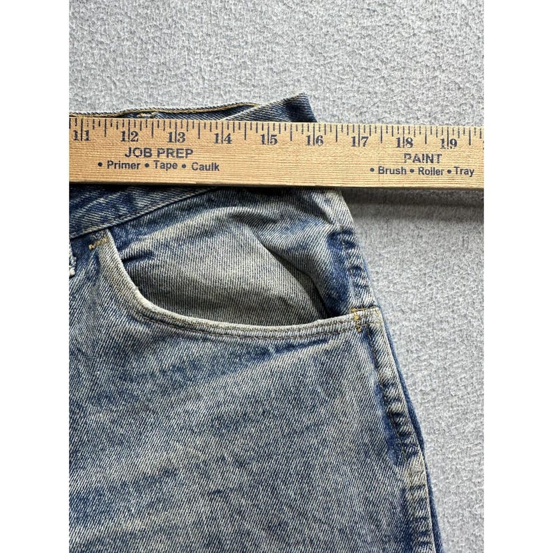 VTG Wrangler Rugged Wear Jeans Mens 34x30 Blue Denim Workwear Straight 35100MN image 5