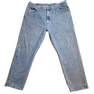 Vintage Wrangler Premium Jeans Mens 40x30 (39x29) Relaxed Fit Light Wash 97601SB image 2