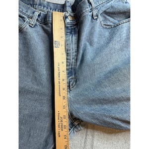 VTG Wrangler Hero Jeans Mens 40x32 (40x30) Light Wash Denim Straight Leg 97601VR image 14
