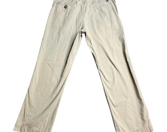 American Eagle Bootcut Pants Mens 30x30 (31x28) Khaki Beige Chino Casual Hipster