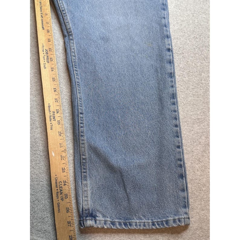 Wrangler 9760WDR リラックスフィットジーンズ メンズ 38x30 (36x27) ライトウォッシュブルーデニム 画像 13