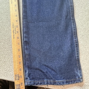 Jeans Wrangler Homme 38 x 34 délavage foncé robuste, jambe droite 100 % coton 35001AN image 8
