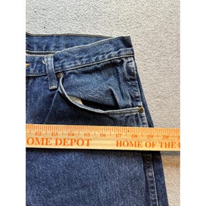 VTG Wrangler 96501MR Jeans Mens 33x30 (31x29) Blue Denim Straight Fit Classic image 11