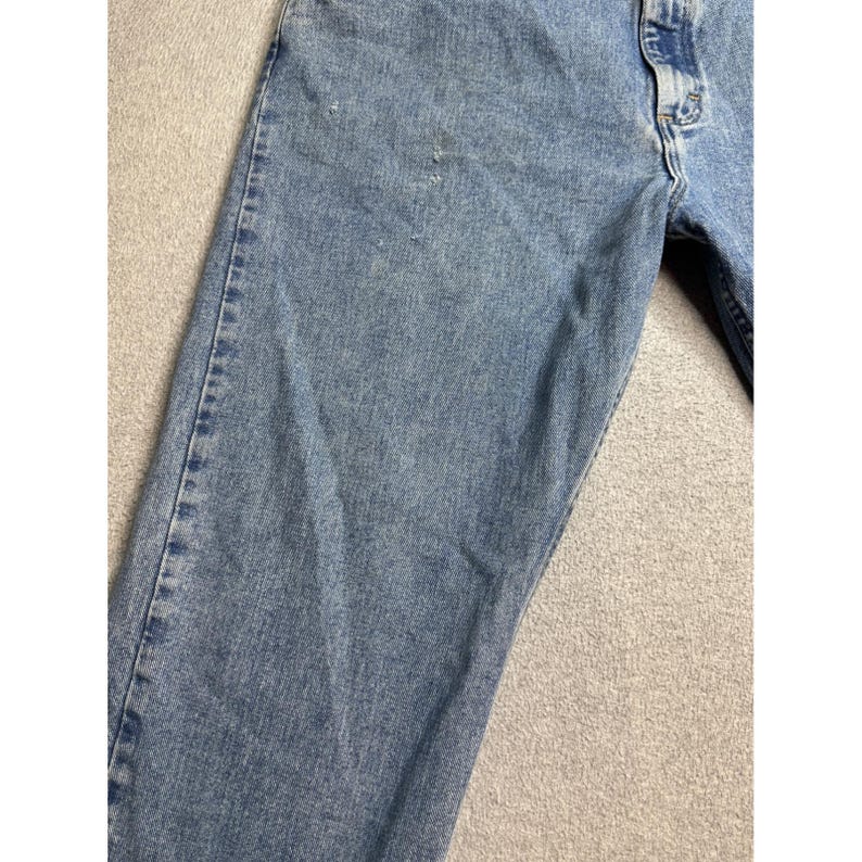 Vintage Wrangler Premium Jeans Mens 40x30 (39x29) Relaxed Fit Light Wash 97601SB image 3