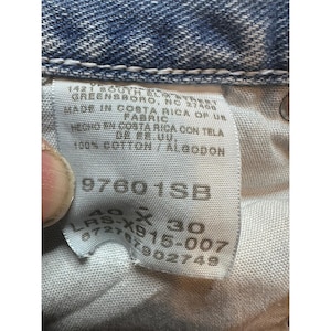 Vintage Wrangler Premium Jeans Mens 40x30 (39x29) Relaxed Fit Light Wash 97601SB image 5