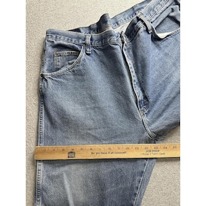 Vaqueros Wrangler vintage para hombre, 40x30 (37x28), corte holgado, azul, 96501DS, años 90 imagen 8