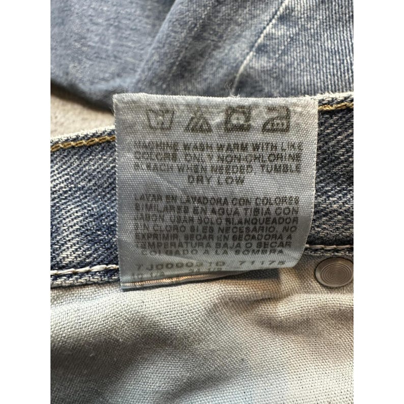 Wrangler Jeans Mens 38x34 (38x27) Blue Medium Wash Denim Relaxed Fit Straight image 12