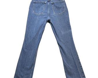 VTG Old Navy Jeans Womens 8 Blue High Rise Classic Straight Medium Wash Denim
