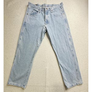 VTG Wrangler Blue Ridge Jeans Mens 34x30 Relaxed Fit Denim Classic 1035BRC Pants image 5