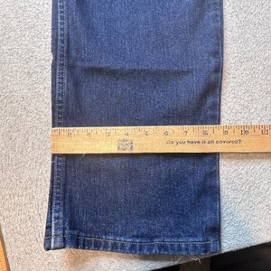 Jeans Wrangler Homme 38 x 34 délavage foncé robuste, jambe droite 100 % coton 35001AN image 7