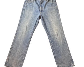 Pantalones vaqueros Lee Vintage para hombre, talla 40x32 (38x30), denim azul, 200-0245, pierna recta, hechos en EE. UU.