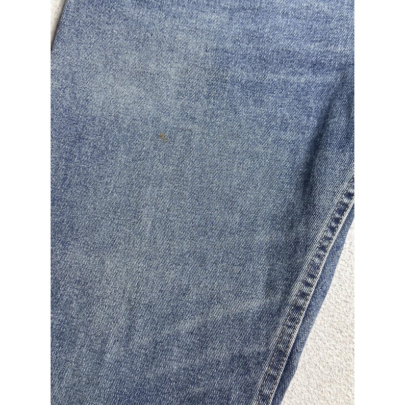 Vintage Wrangler 9760WDR Relaxed Straight Jeans Mens 36x29 Blue Denim 90s image 3